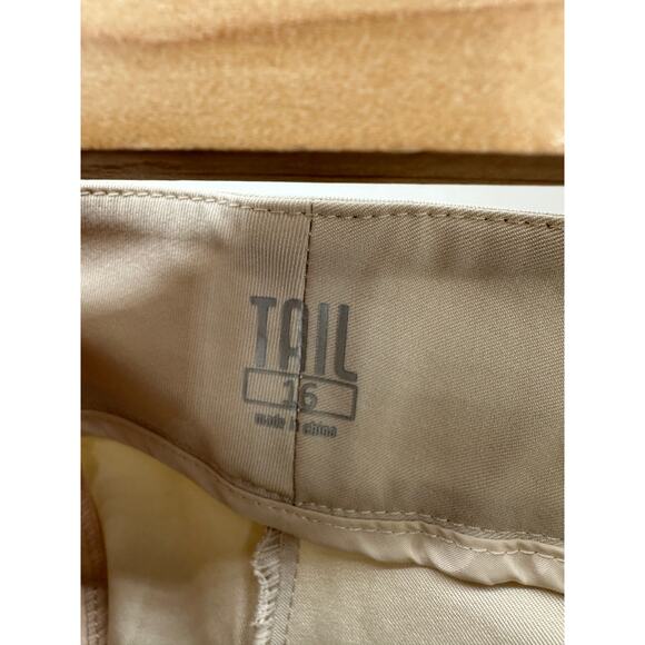 TAIL Pants Women 16 NWT Tan Chino Classic 23" Capri Refined Twill UPF 50 - Picture 5 of 9